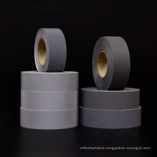 Hi vis custom grey elastic reflective material fabric